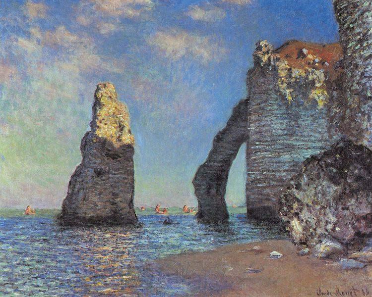 Claude Monet The Cliffs at Etretat Norge oil painting art